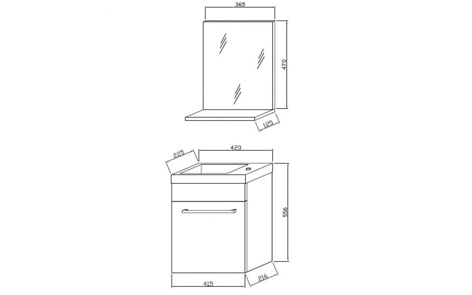 Set Mobilier Baie Piccolo, Natur Texturat