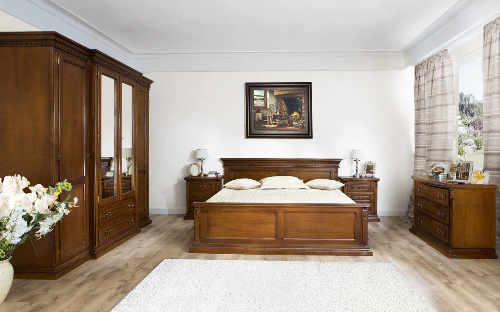 mobilier din lemn masiv