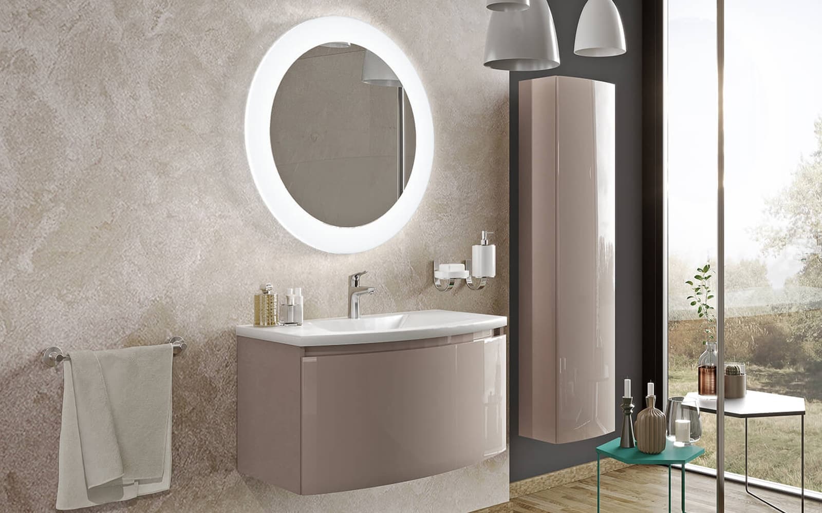 Set Mobilier Baie Suspendat Samba