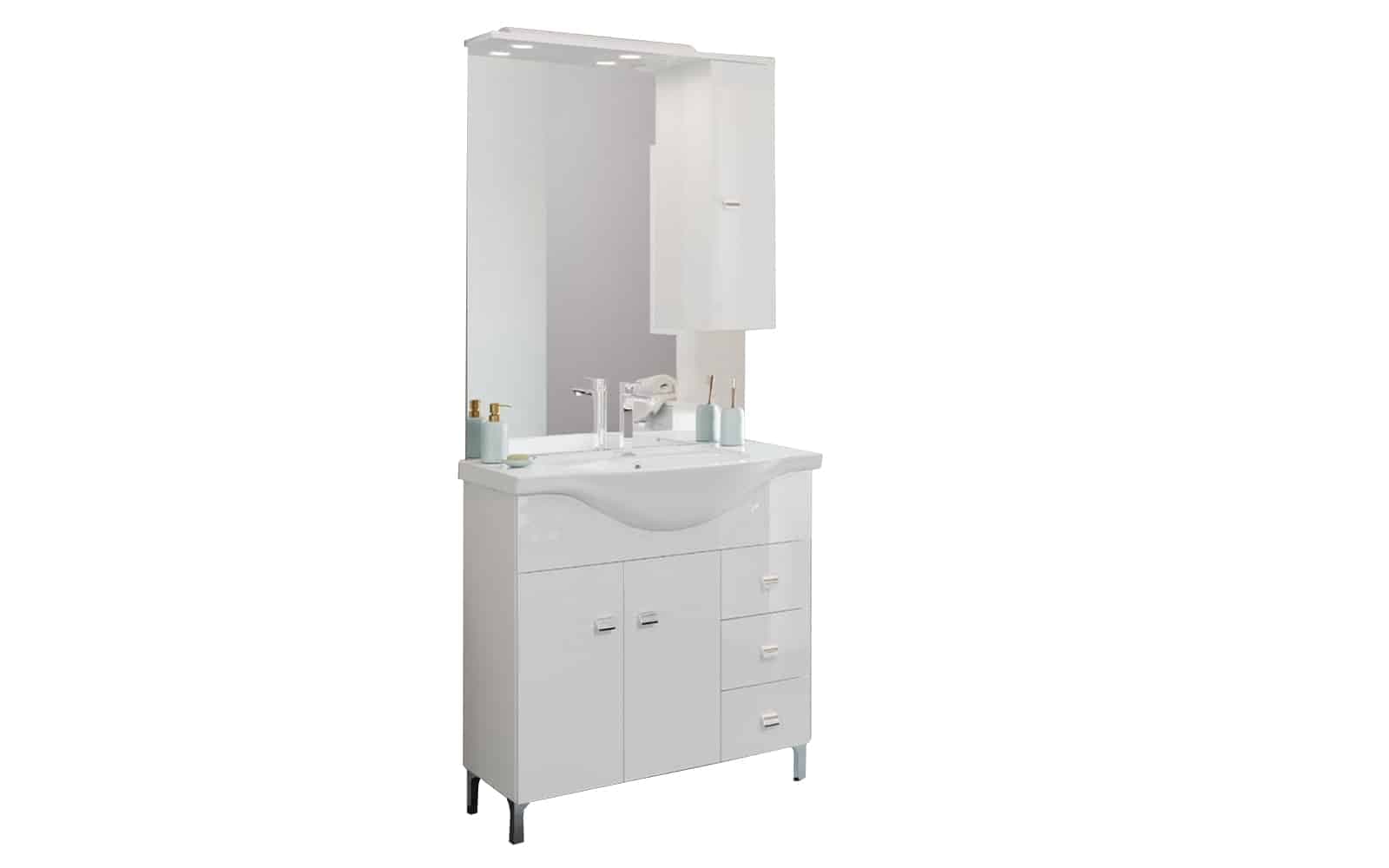 Set Mobilier Baie Luna, 85cm, Model D3