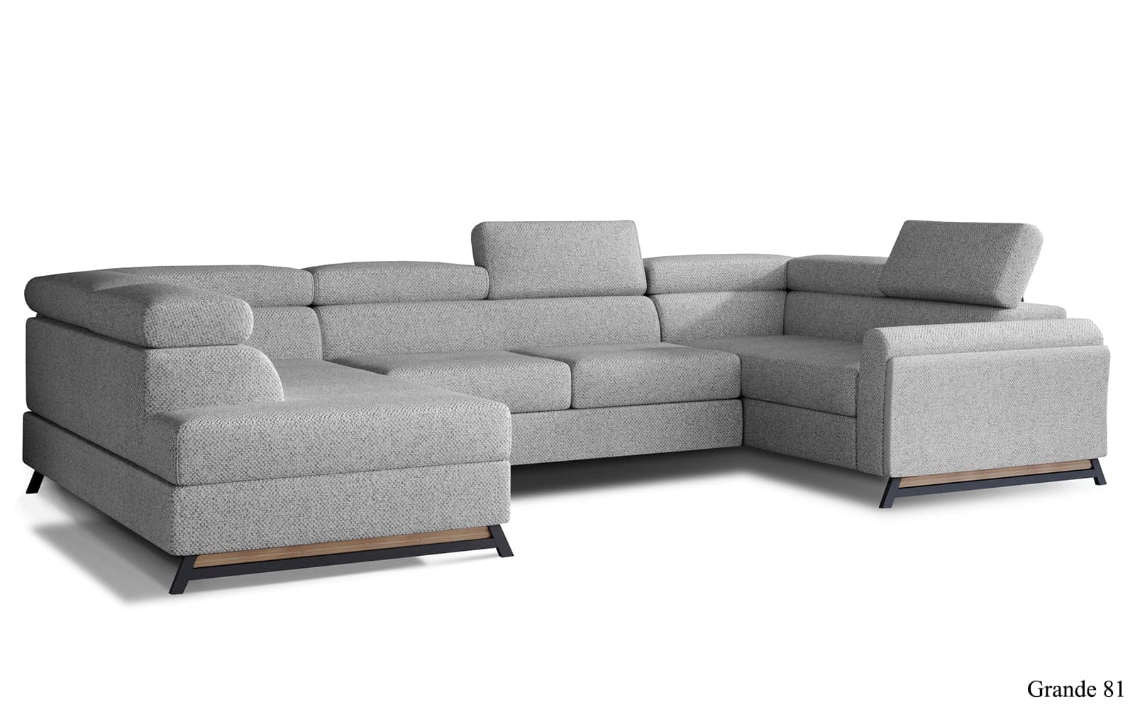 Colțar Formă U, Extensibil Amira, 330x190cm, Personalizabil