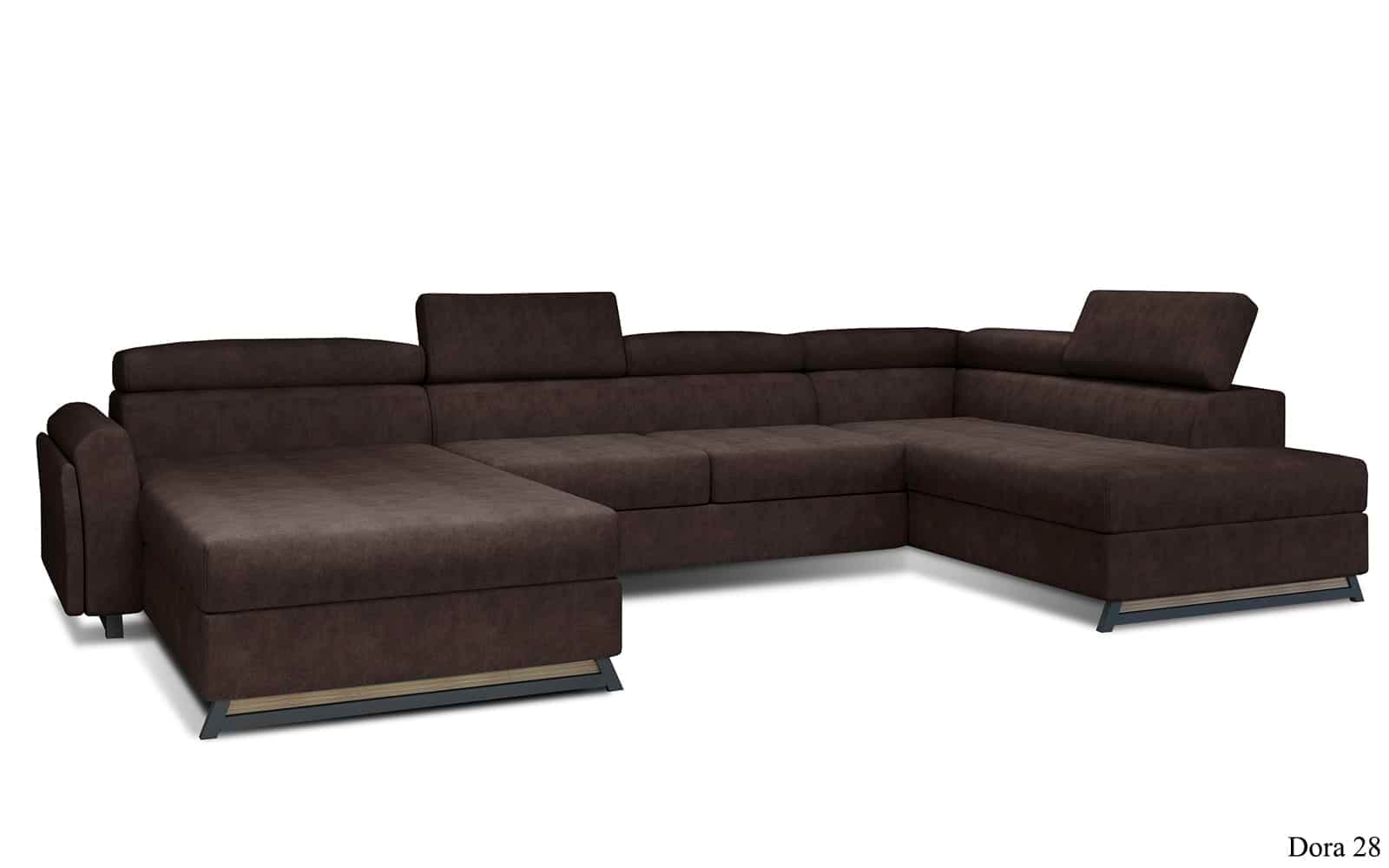 Colțar Formă U, Extensibil Joy, 370x190cm, Personalizabil