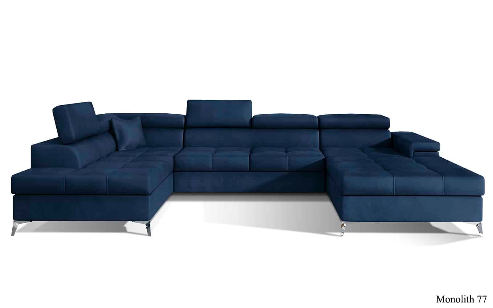 Colțar Formă U, Extensibil Linde, 345x202cm, Personalizabil