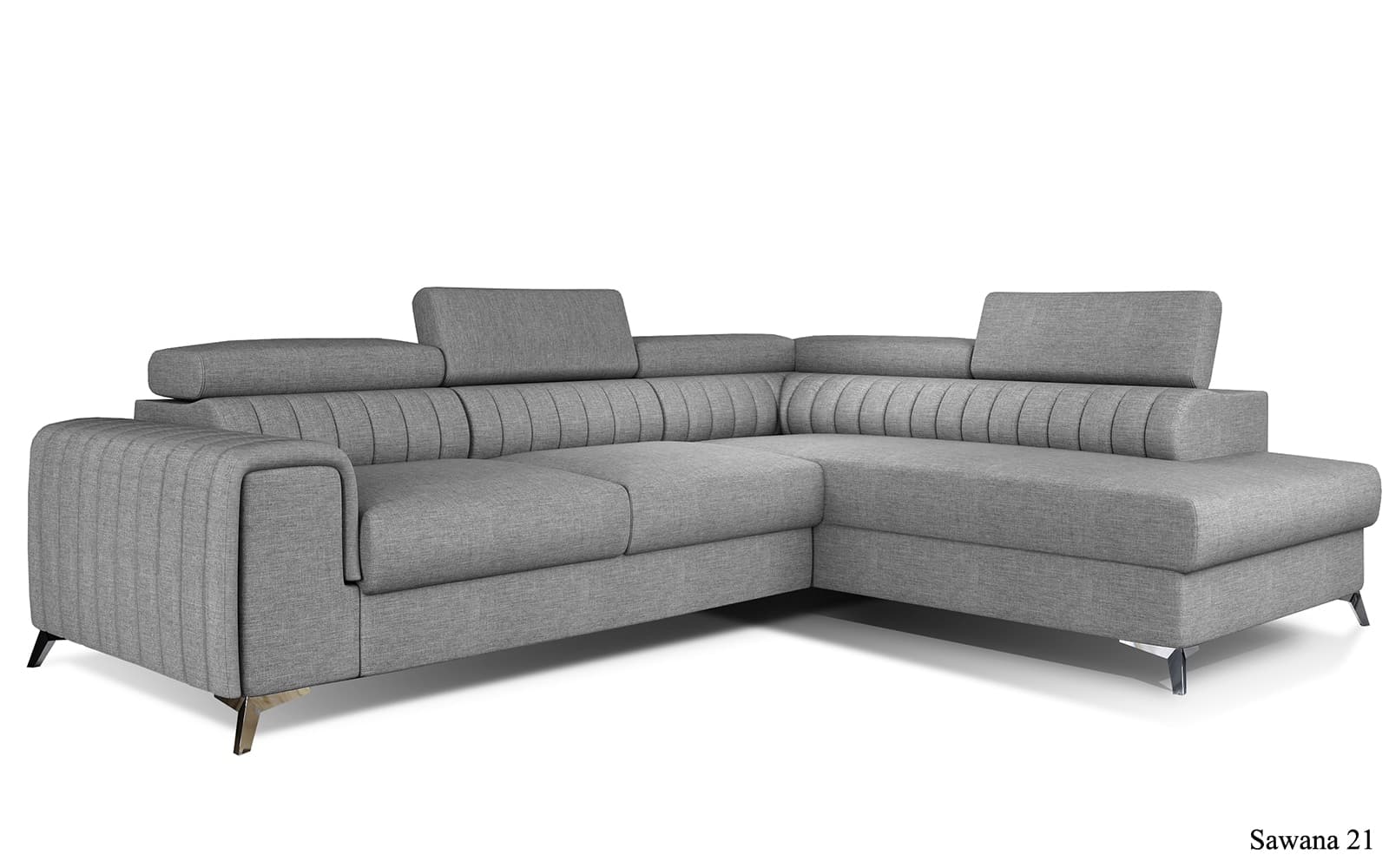 Colțar Extensibil Lisbon, 275x205cm, Ladă Depozitare, Personalizabil