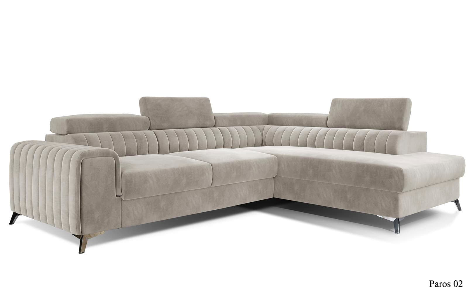 Colțar Extensibil Lisbon, 275x205cm, Ladă Depozitare, Personalizabil