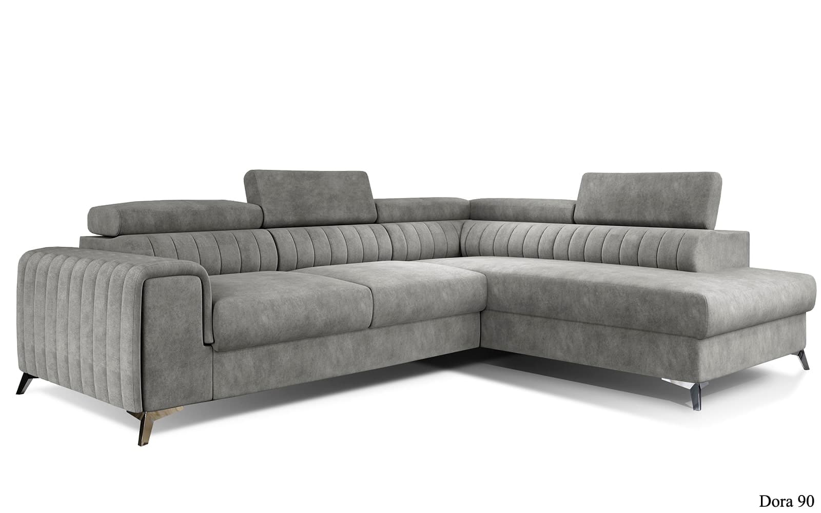 Colțar Extensibil Lisbon, 275x205cm, Ladă Depozitare, Personalizabil