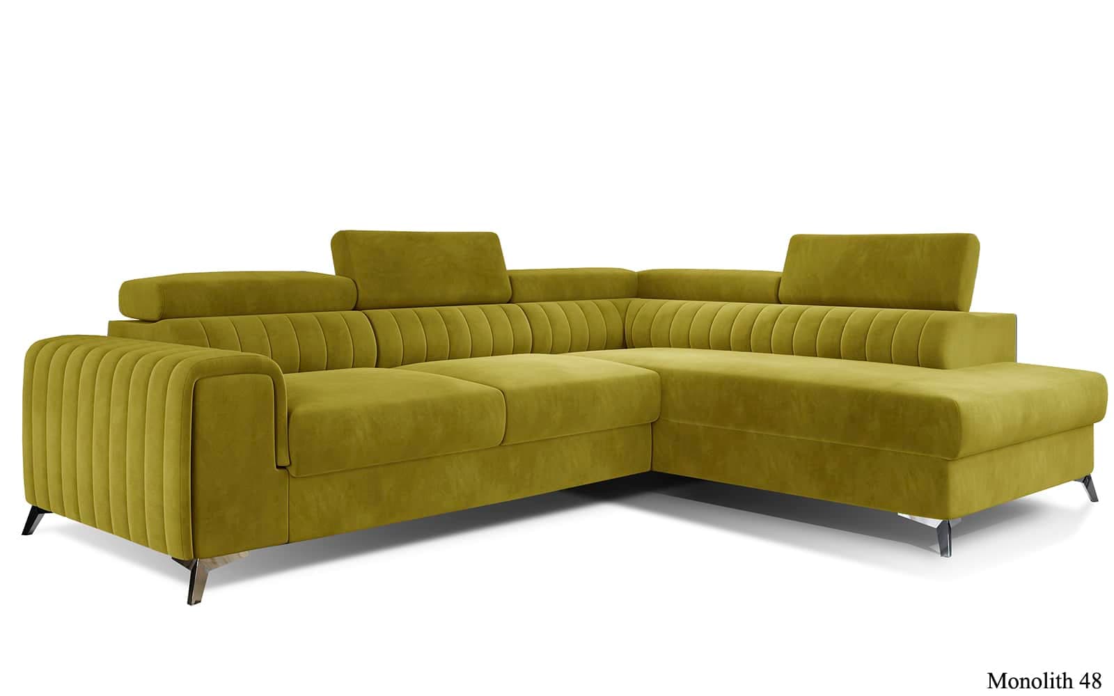 Colțar Extensibil Lisbon, 275x205cm, Ladă Depozitare, Personalizabil