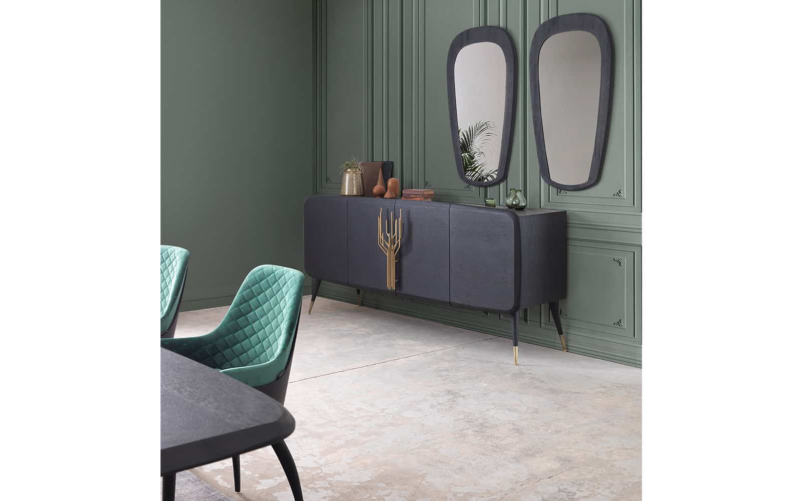 Scaun Beca, Verde