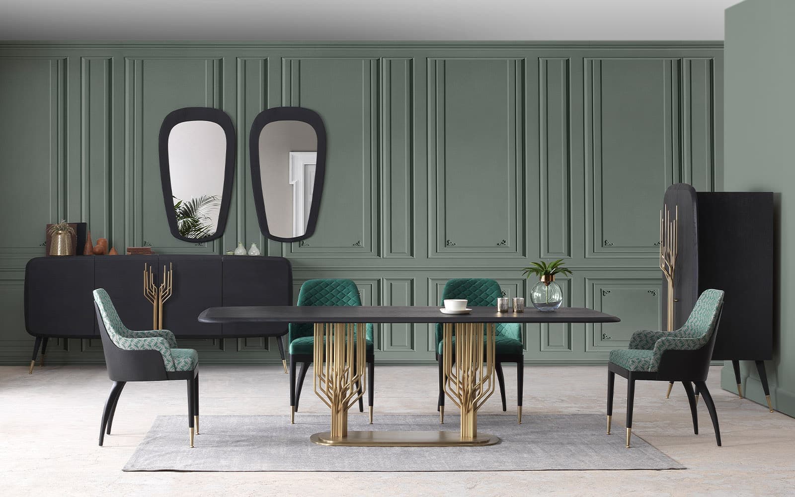 Scaun Beca, Verde