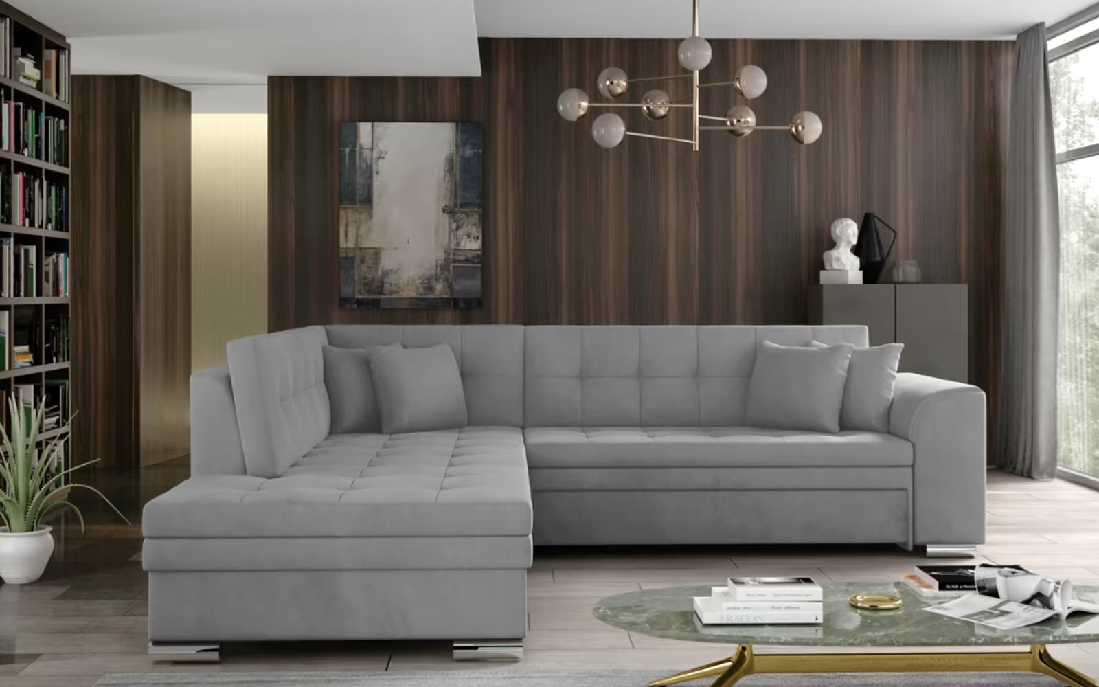 Colțar Extensibil Penelope, 260x205cm, Personalizabil