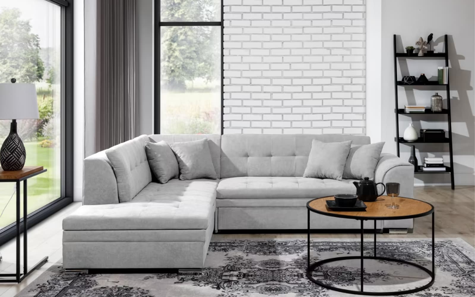 Colțar Extensibil Penelope, 260x205cm, Personalizabil