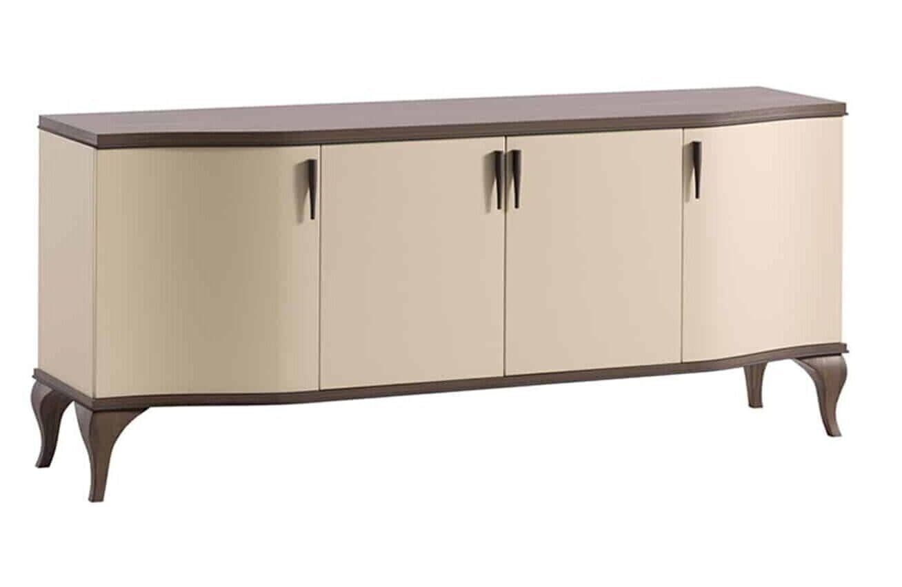 Comoda Leona, 187 x 51 x 96 cm, Crem-Nuc