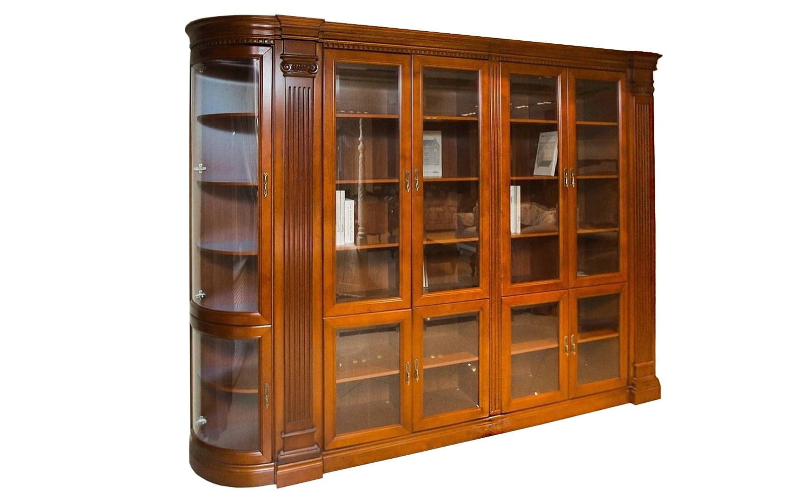 Biblioteca lemn masiv