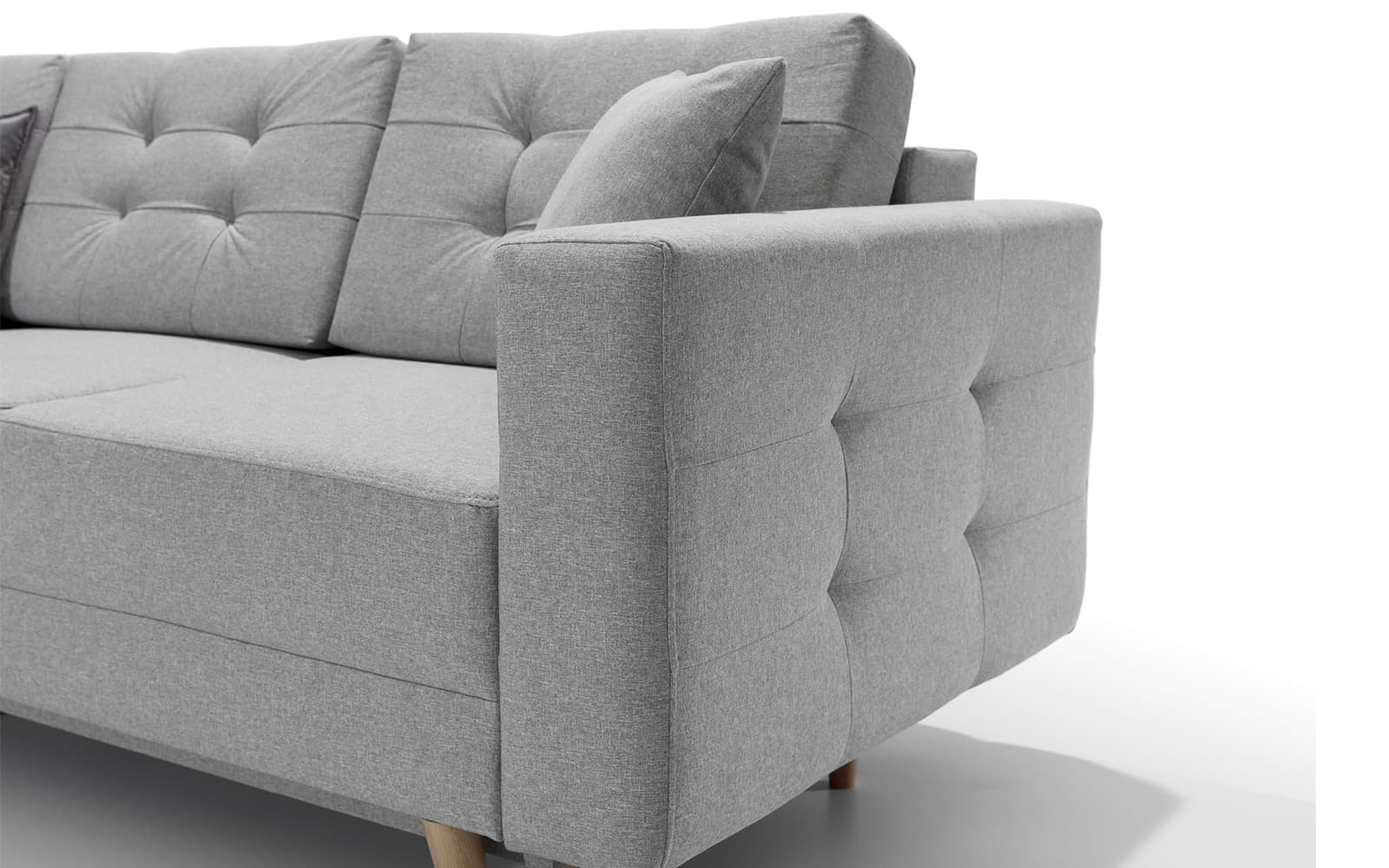 Colțar Extensibil Oslo, 250x162cm, Ladă Depozitare, Personalizabil