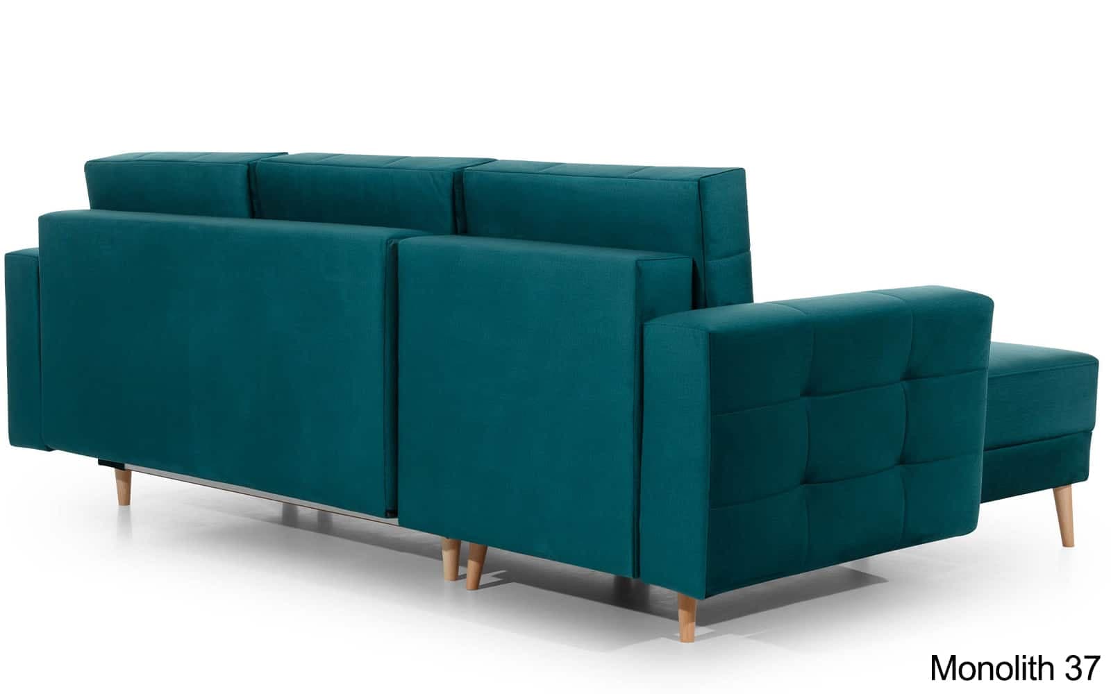 Colțar Extensibil Oslo, 250x162cm, Ladă Depozitare, Personalizabil