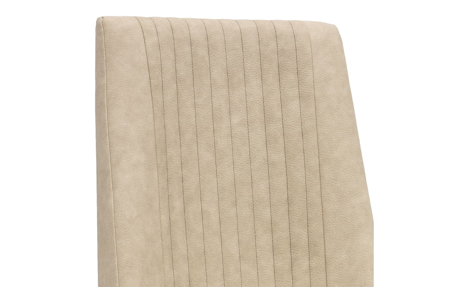 Scaun Devon, Nuc Lucios - Catifea Crem, L 52 x A 58 x H 106,5 cm