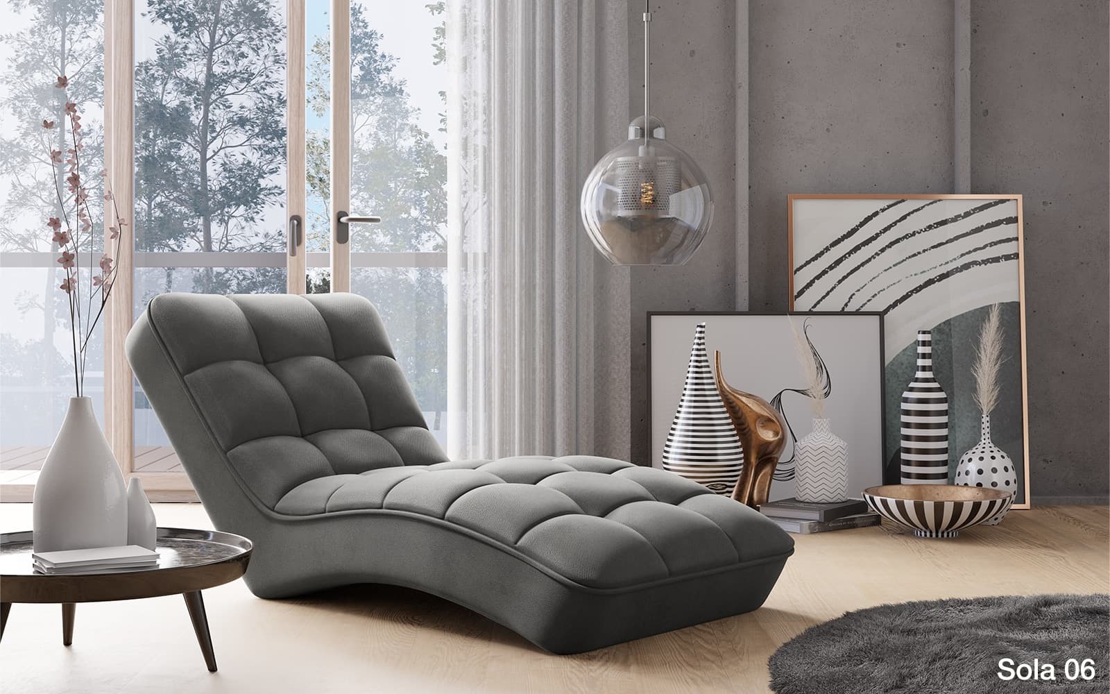 Fotoliu Lounge, Personalizabil, 85x85xH170 cm