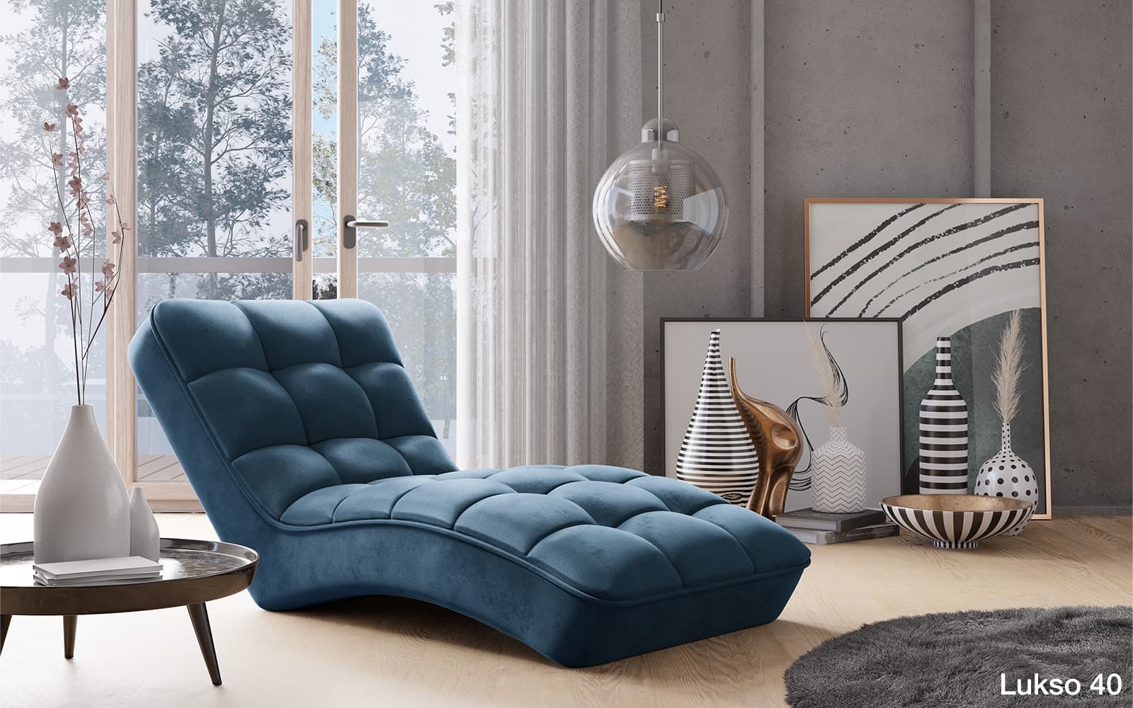Fotoliu Lounge, Personalizabil, 85x85xH170 cm