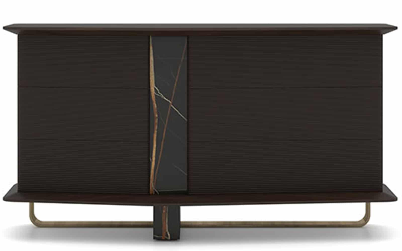 Comoda Maura, 150x81x58 cm, Negru