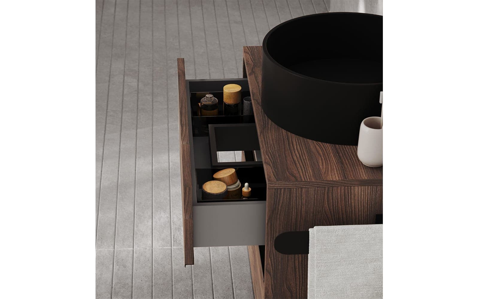 Set Mobilier Baie Suspendat Noce, Model N1