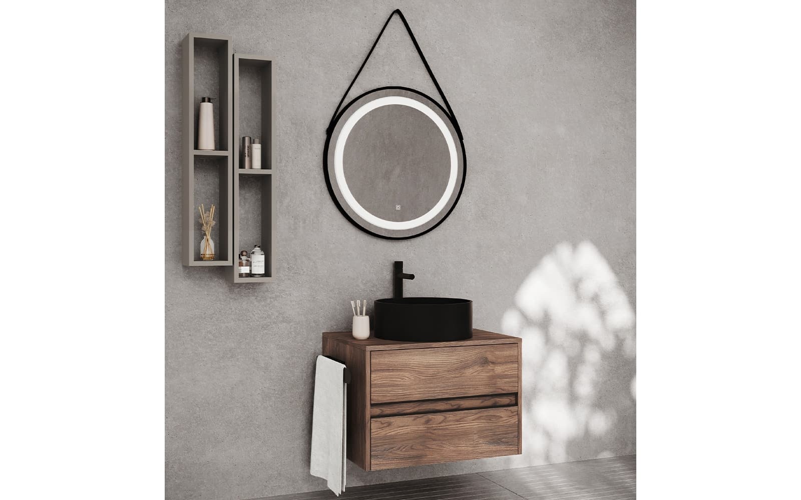 Set Mobilier Baie Suspendat Noce, Model N1