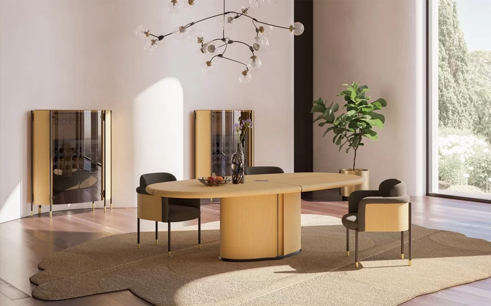 Masa Dining Marquesa, 260x76x120cm