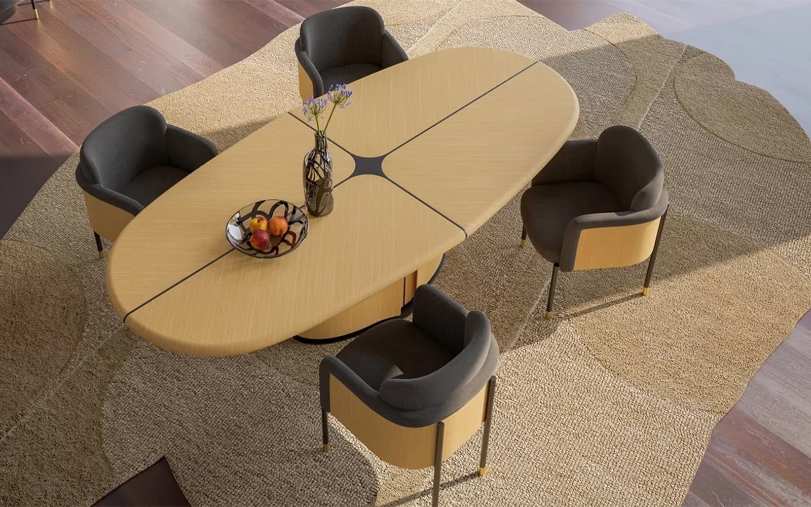 Masa Dining Marquesa, 260x76x120cm
