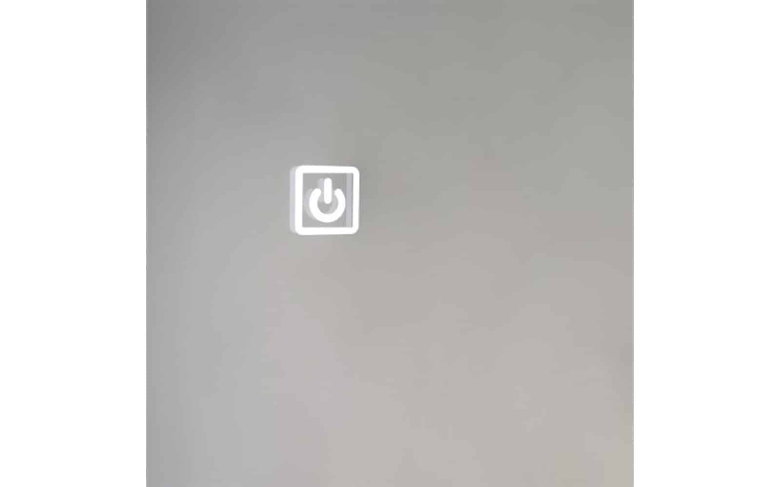 Oglinda cu Ceas, Iluminare LED si Lupa Touch, 100x70cm