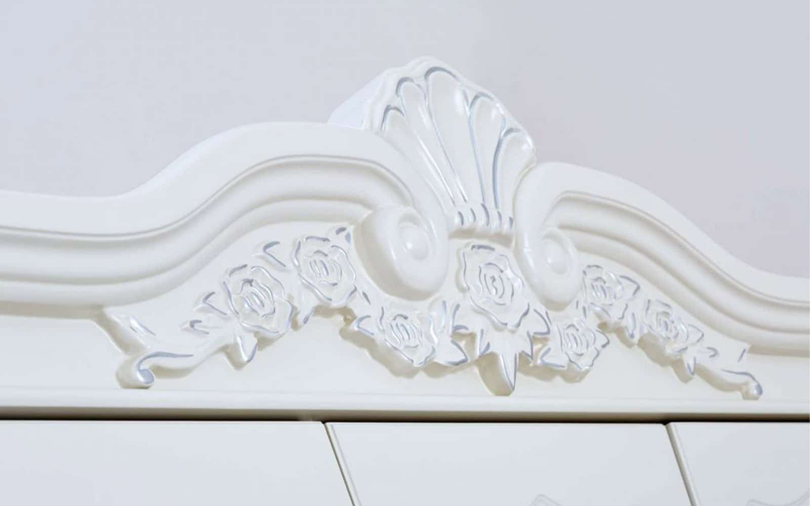 Dulap 3 Uși Paris, 157x59x241cm, Alb