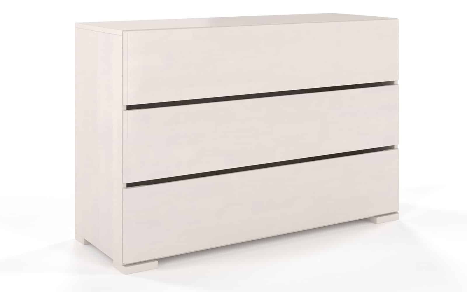Comodă TerraCraft, Lemn Masiv Fag, 3 sertare, 120x45x81cm