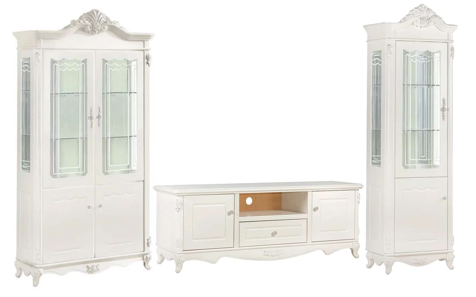 Set Living Paris, 3 Piese, Alb
