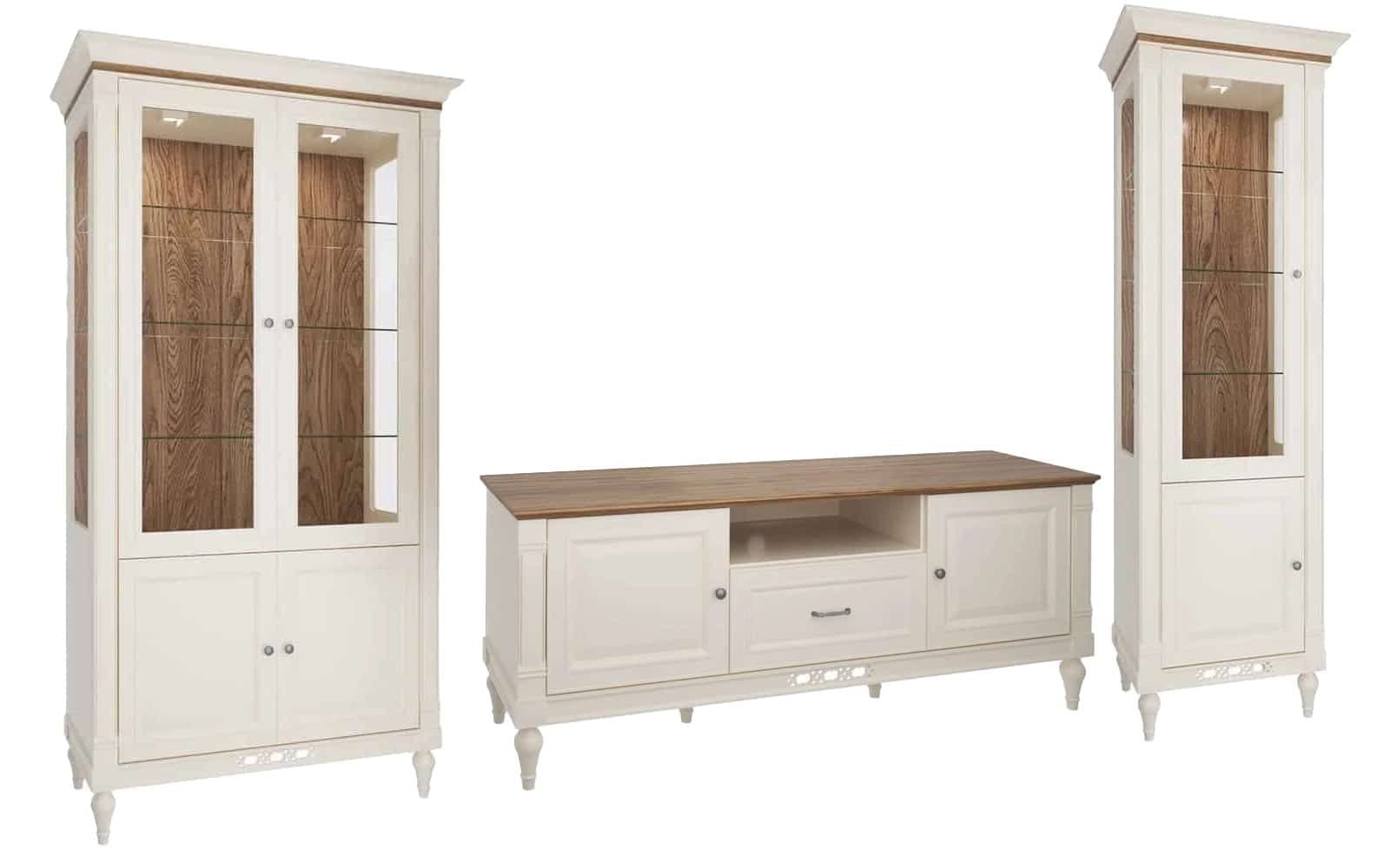 Set Living Provence, 3 Piese, Crem-Natur