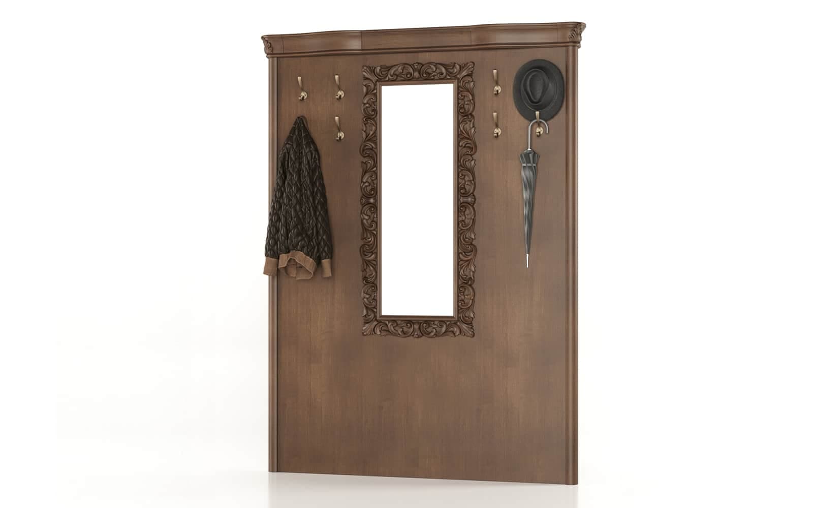 Cuier pentru hol Celisea, Lemn Masiv, 165 x 17 x 220 cm
