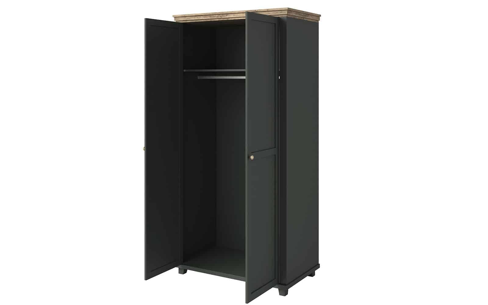 dulap jardon, 2 usi, 108x62x216cm, alb (copiază)