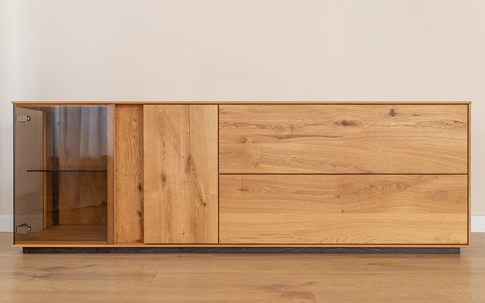 Set Living Aurora I, Lemn Masiv Stejar