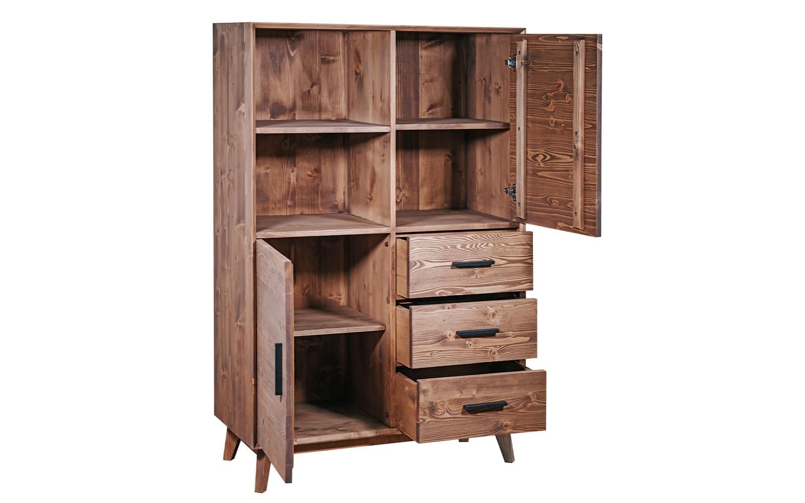 Set Living Timeless II, Lemn Masiv, Natur