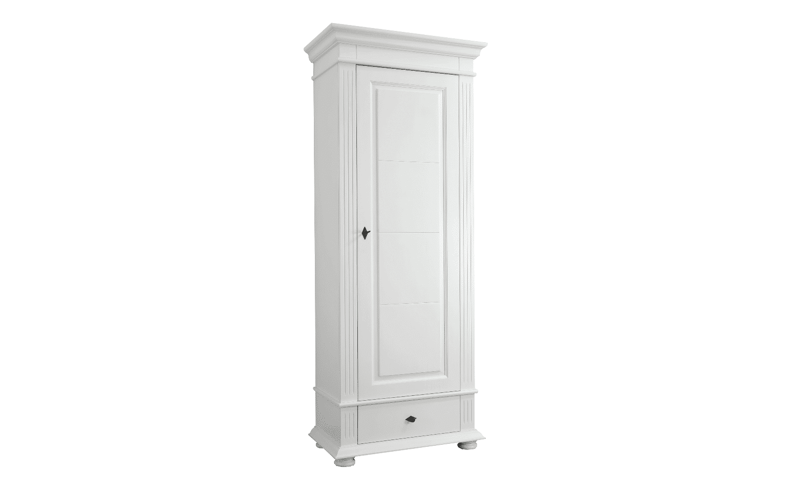 Dulap fara Oglindă Ariana, Lemn Masiv, 80x46x200cm, Alb