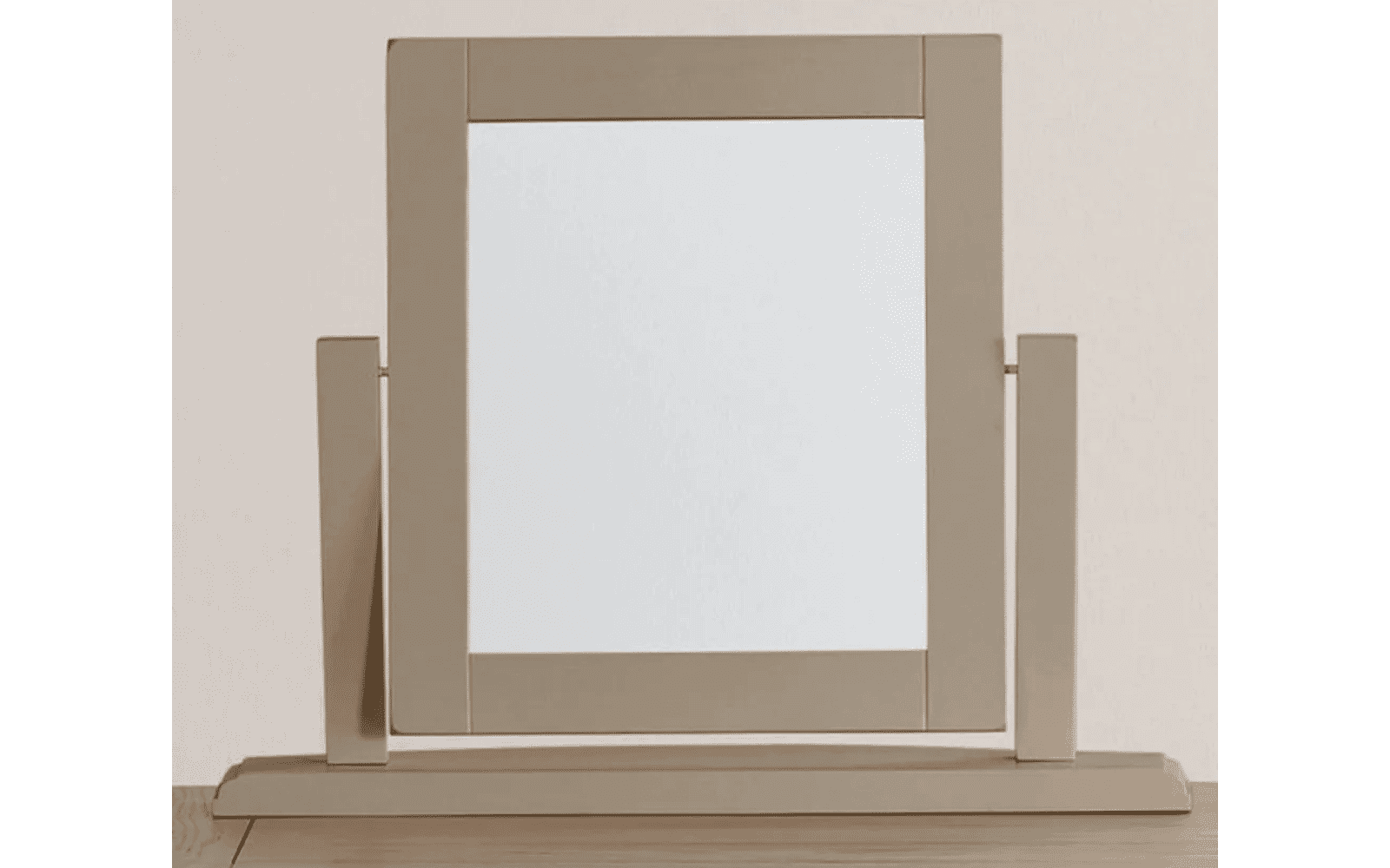 Oglindă Ives, Lemn Masiv, Personalizabilă, Gri, 60 x 16 x 46 cm