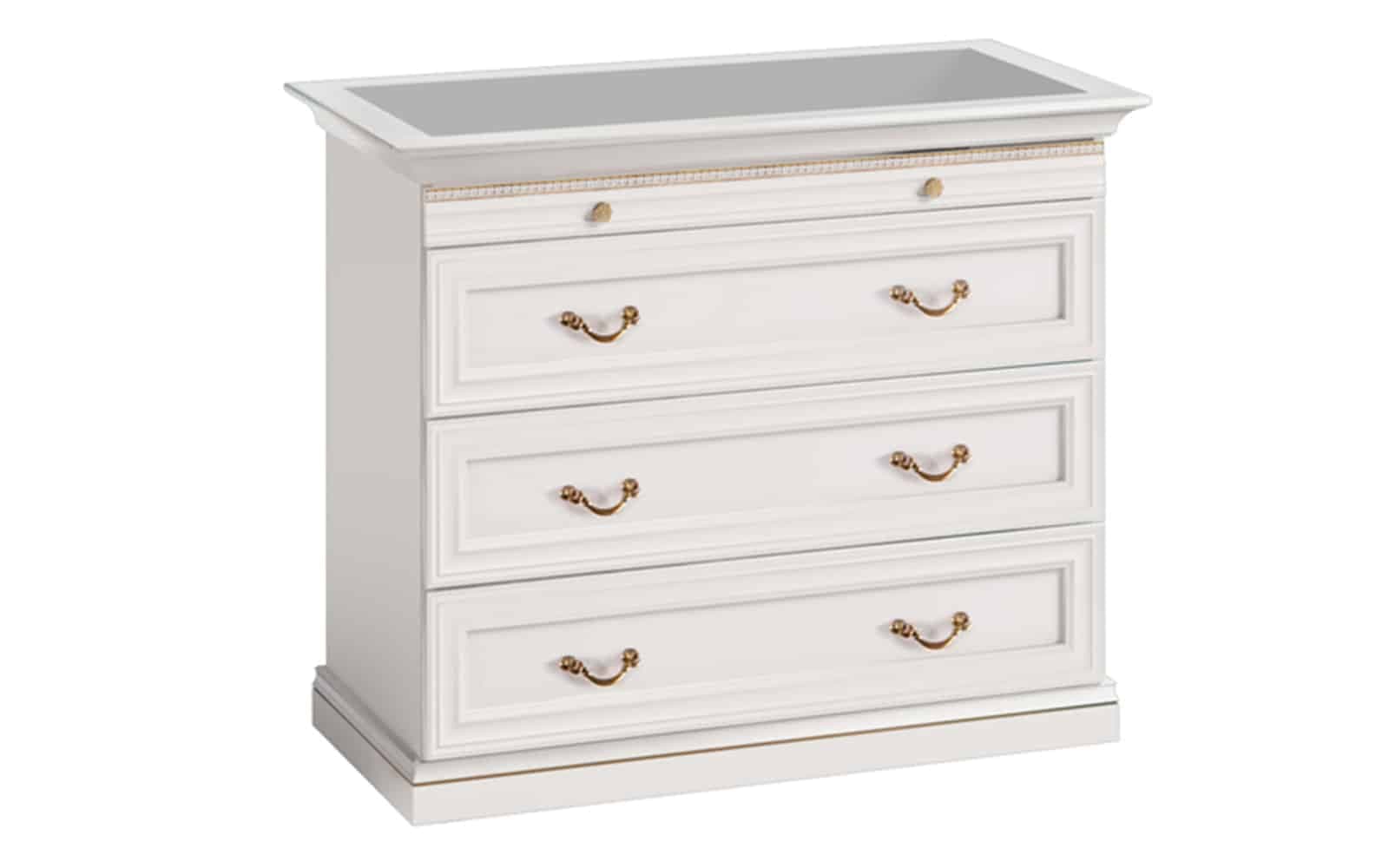Comodă Vanna, cu Sertare, Lemn Masiv, 112,5 x 55,6 x 95 cm