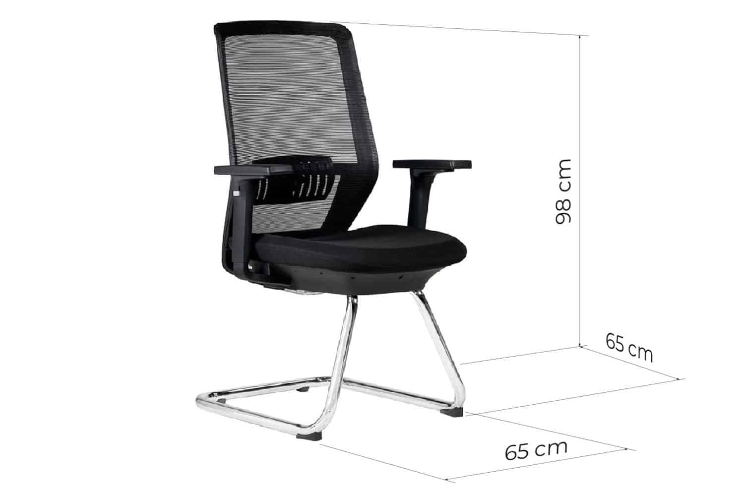 Scaun de birou, ErgoTech, Control al Tensiunii înclinării, Negru/Gri