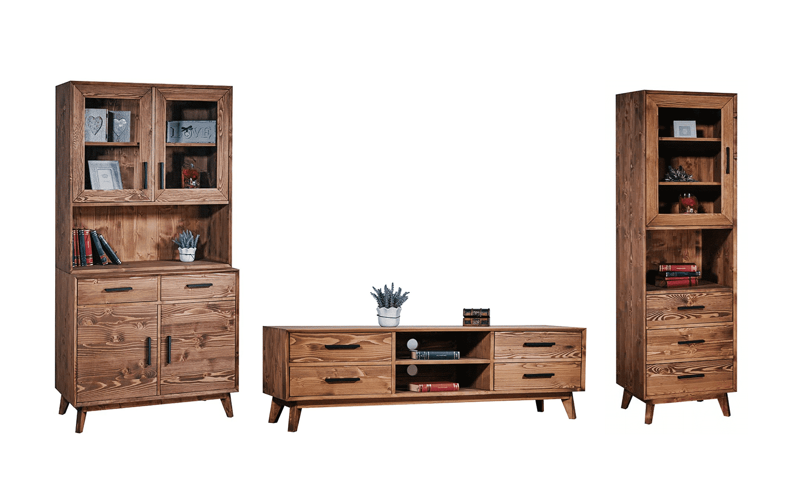 Set Living Timeless I, Lemn Masiv, Natur
