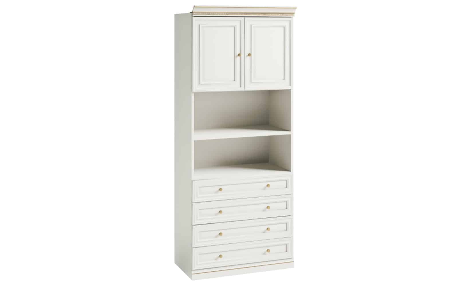 Dulap Vanna V, 2 Uși, Lemn Masiv, 100,4 x 62,5 x 245,8 cm