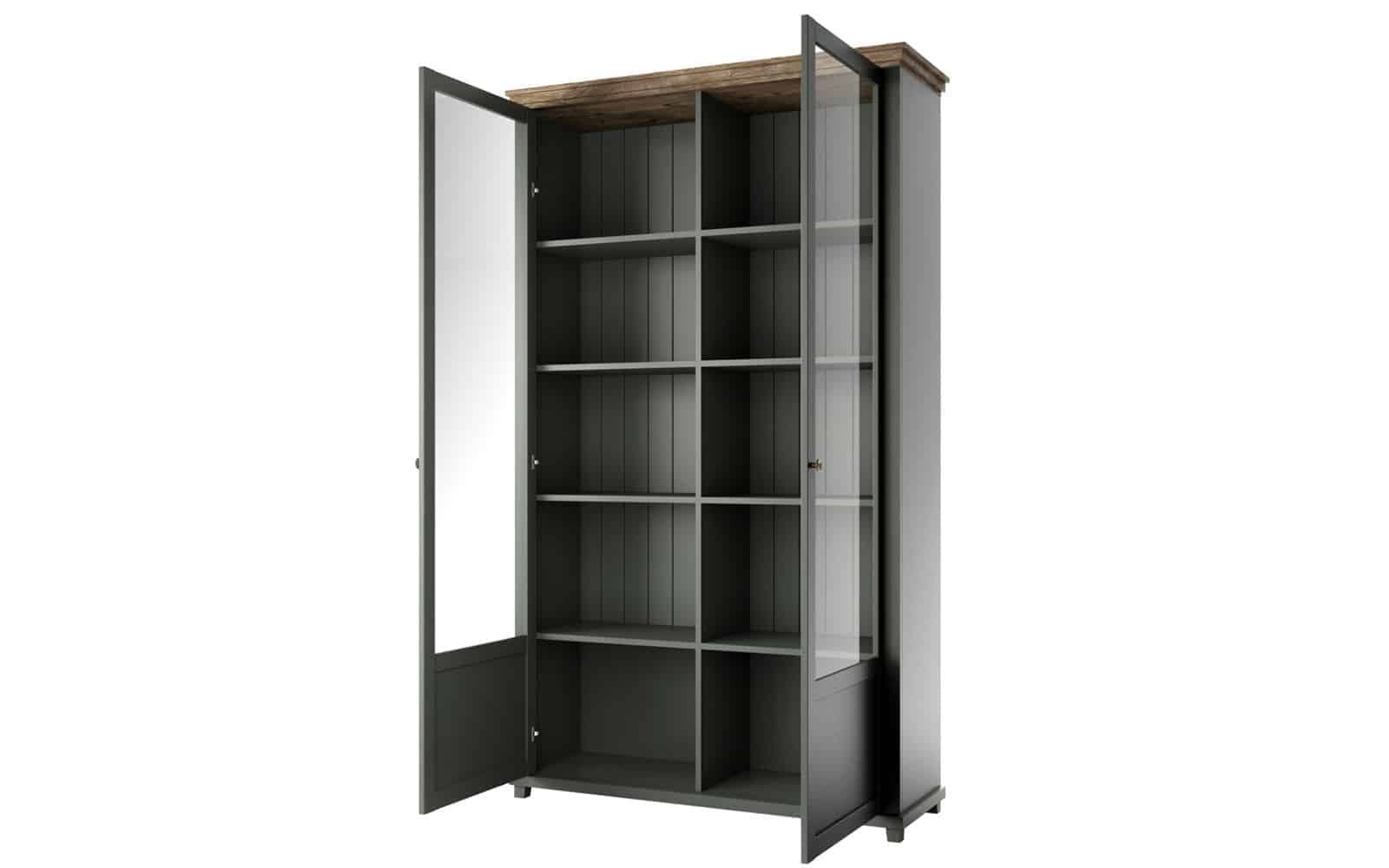Set Living Jardon I, Lemn Masiv, Grafit
