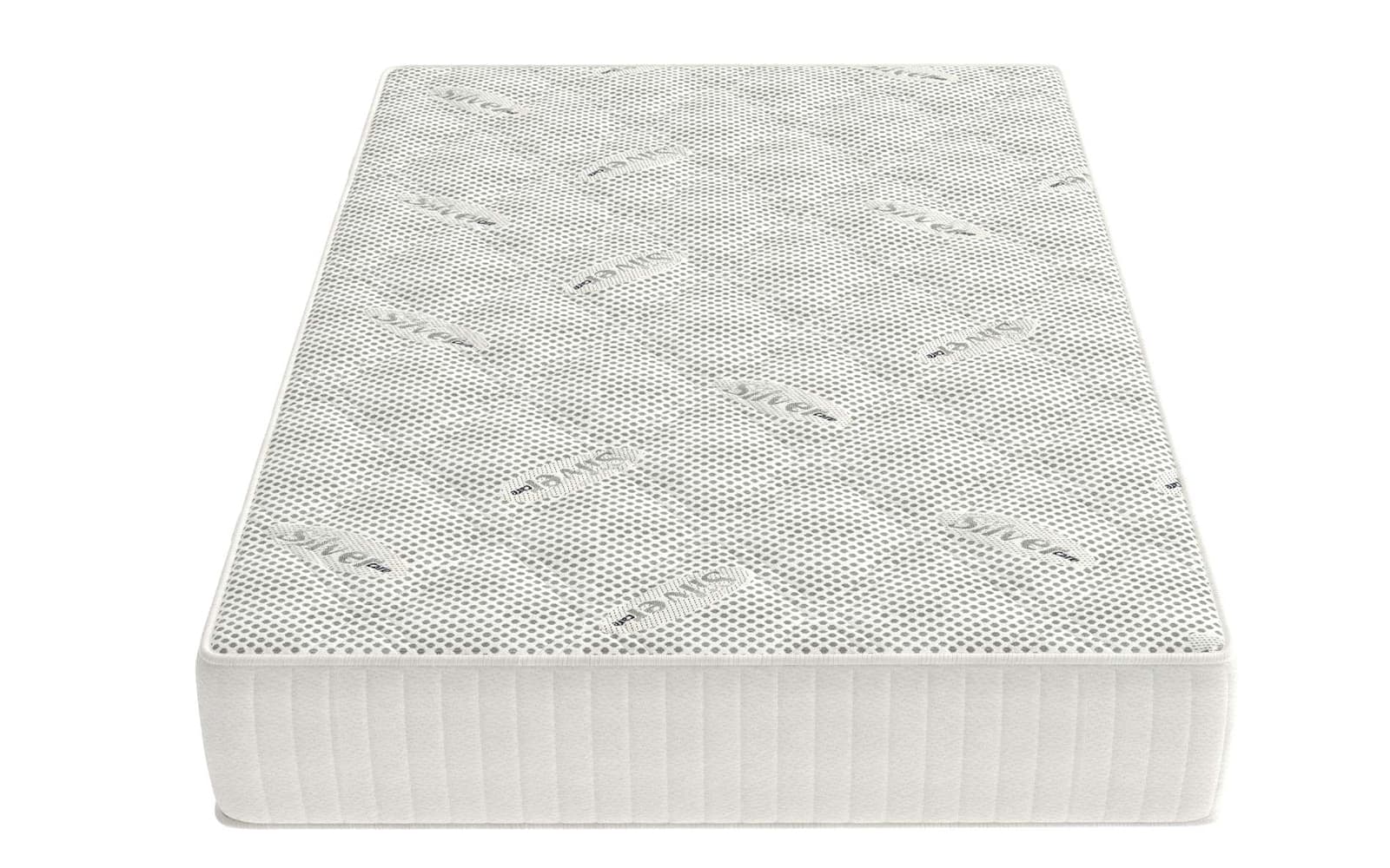 saltea cu spuma memorie silvercare, grosime 24 cm, husă cu ioni de argint, cu mânere, fermitate medie