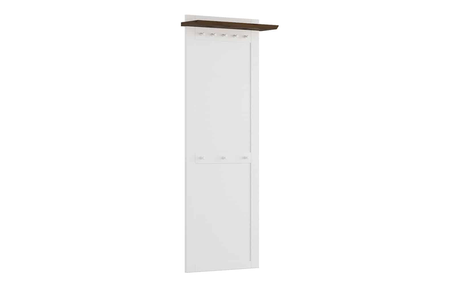băncuță cu ladă iris ii, lemn masiv, 95x42x50cm alb/nuc