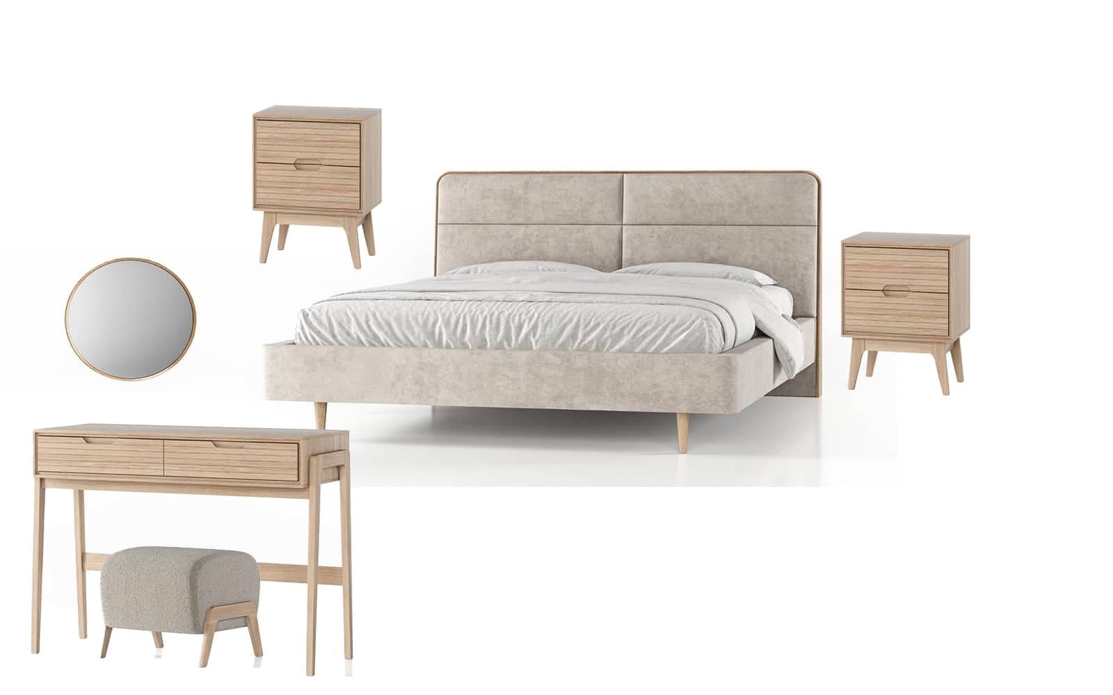 set dormitor bordo, lemn masiv, nuc (copie)