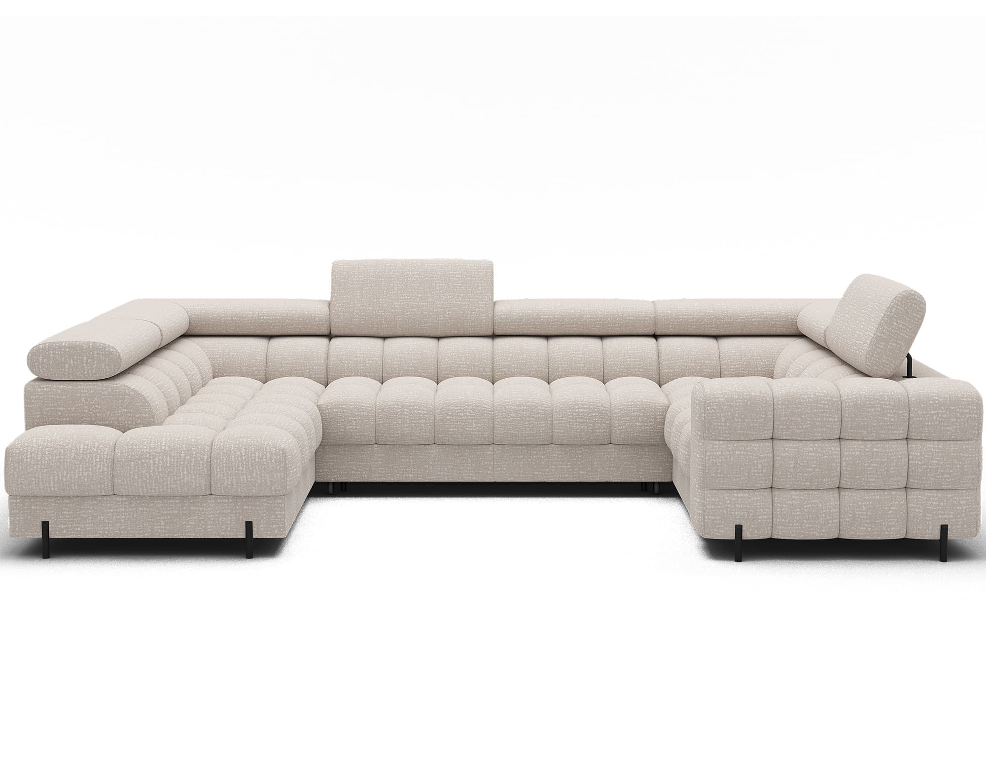 Colțar Formă U, Extensibil Factory, 346x205cm, Personalizabil