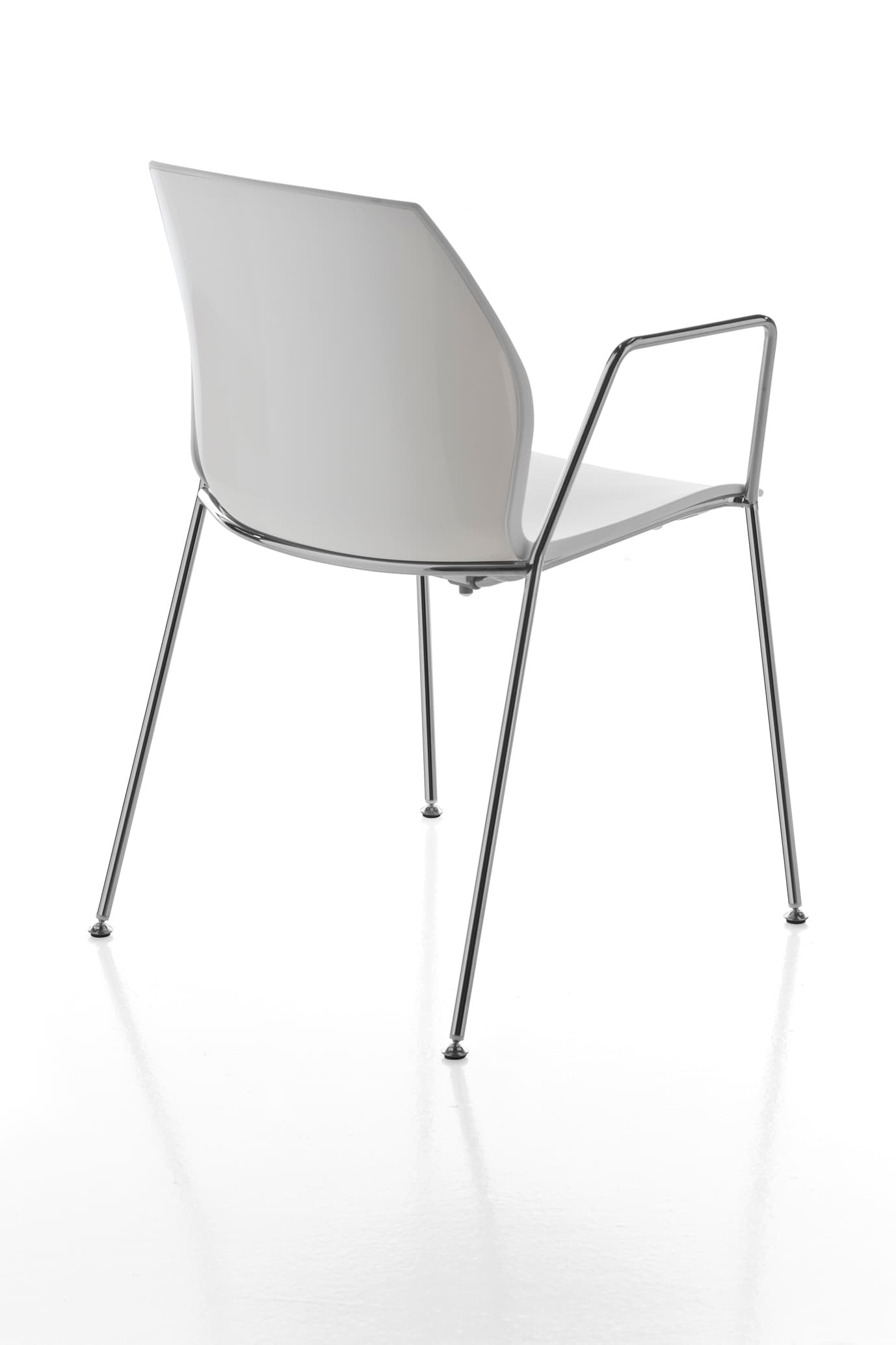 Scaun Kalea cadru fix cu 4 picioare din otel, 52x80x46 cm