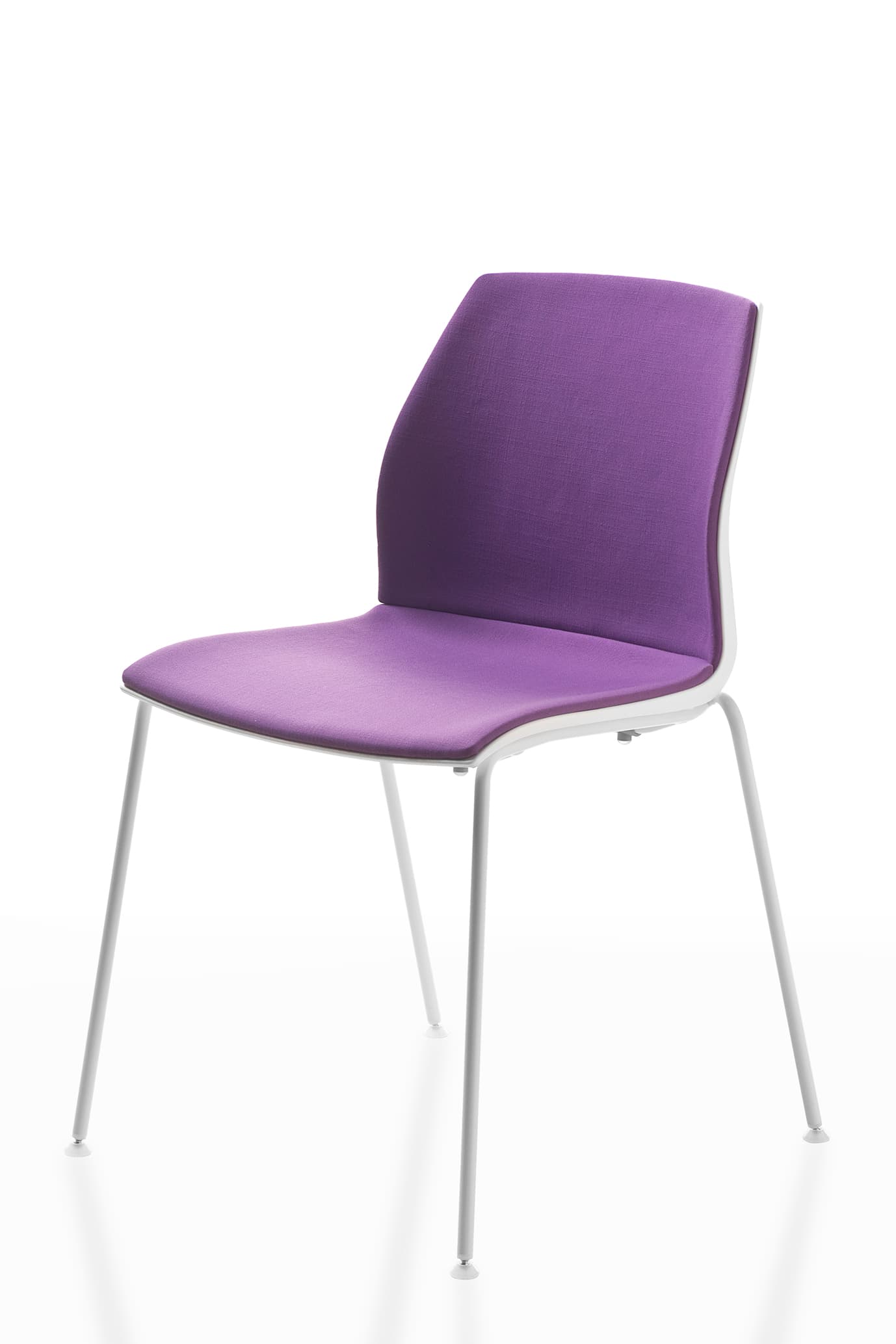 Scaun Kalea cadru fix cu 4 picioare din otel, 52x80x46 cm