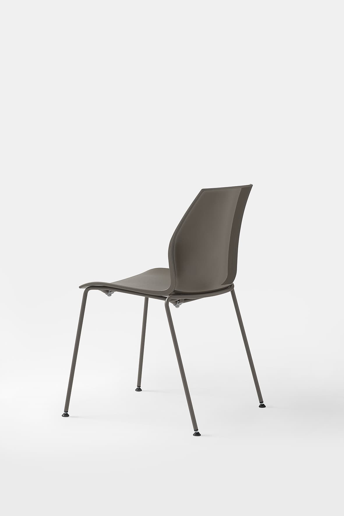 Scaun Kalea cadru fix cu 4 picioare din otel, 52x80x46 cm